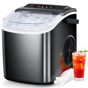 COWSAR Ice Maker Countertop, Portable Ice Machine with Self-Cleaning, 26.5lbs/24Hrs, 9 Bullet Ice Cubes in 6 Mins, Ice Basket and Scoop, Ideal for Home, Kitchen, Bar, Camping COWSAR Ice Maker Countertop, Portable Ice Machine with Self-Cleaning, 26.5lbs/24Hrs, 9 Bullet Ice Cubes in 6 Mins, Ice Basket and Scoop, Ideal for Home, Kitchen, Bar, Camping