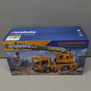 Large Crane Truck Toy with Extendable Crane Arm, Lights & Siren Sounds, Assemble & DIY Truck Engineering Vehicle Toy for Boys Girls Christmas Birthday Gifts Kids Toys for 3 4 5 6 7 8 Years Old