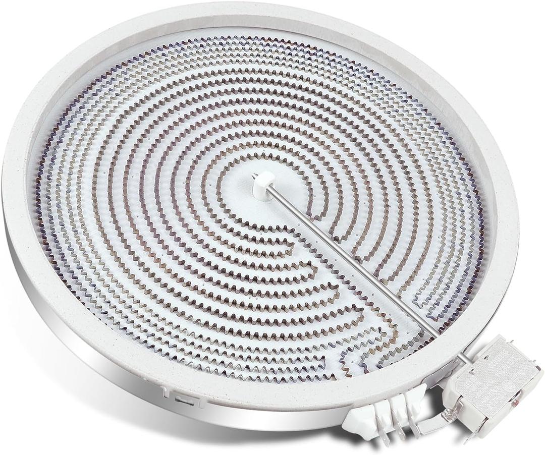 UPGRADED WB30T10130 12" Dual Haliant Surface Element Replacement for GE Stove, AP4344395 12"/9" Dual Radiant Surface Element, PS2321564 12 inch Burner Replace AH2321564 1474216