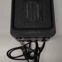 Lerat Electric Space Heater, Small Heater for Indoor Use, 500W PTC Fast Heating Portable Heaters, Overheating & TipOver Protection, Mini Personal Heater for Office Desk Camping, Black