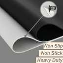 Extra Large Silicone Mat 36" x 24" Place Mats, Heat Resistant Mat for Kitchen Countertop Protector, Thick Placemats Washable Silicone Mats for Kitchen Counter Mat Dining Table Mat, Grey, Sapid