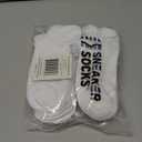 Thin Lightweight Women's & Men's Low Cut Socks, 8 Pairs Running Socks – Front & Back Tabbed, Breathable Cotton (White)