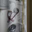 ZMISHIBO 72 inch Black and Gold Ceiling Fans with Lights and Remote, Indoor/Outdoor Ceiling Fan for Patio Living Room, 6 Speed Reversible Quiet DC Motor, 3 CCT, Dual Finish Blades