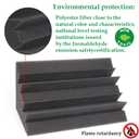 Acoustic Panels Bass Trap Studio Corner Wall Studio Foam Sound Proof Panels Noise Dampening Foam 8 Pack-8.3" 4.7" 4.7"