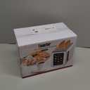 WHALL Touch Screen Toaster 2 Slice, 1.5'' Extra Wide Slot Smart Toaster with Digital Timer, 6 Bread Types & 6 Shade Settings, Crumb Tray, Reheat/Defrost, Stainless Steel Bread Toasters, Silver