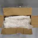 MUXHOMO 7 Pieces Full Comforter Set, Soft Bed in a Bag Full Size, All Season Bedding Set with Comforter, Flat Sheet, Fitted Sheet, Pillowcases & Shams, Ivory (Full(82"x86"))