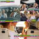 5 x Cow Car Coasters for Cup Holders - 2 Pack Cute Cow Print Car Accessories for Women, Funny Highland Cows Stuff Decor, Absorbent Ceramic Cup Holder Coaster for Car to Keep Clean, Country Western Gift