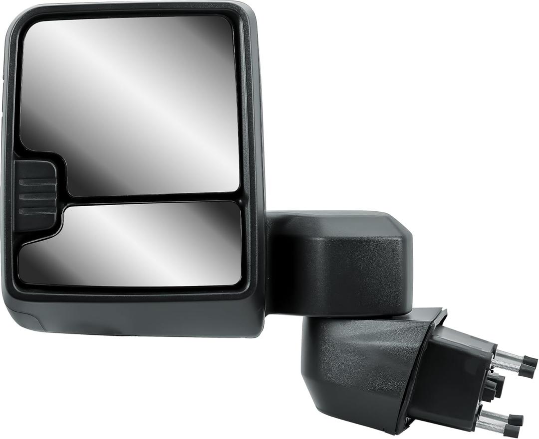 Driver Left Side Door Towing Mirror Power and Heated with Signal Light No Spot Light with Back Cover For Chevrolet Silverado GMC Sierra 2500HD 3500HD from 2019 to 2024