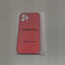 Casechics Compatible with iPhone Case,Luxury Matte Hard PC Slim Fit Ultra Thin Lightweight Camera Lens Protection Soft Shockproof Cover Phone Case (Red, iPhone 12 Pro)