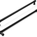 khtumeware 2 Pack Oil Rubbed Bronze Cabinet Pulls 8 Inch(203mm) Hole Centers Kitchen Cabinet Handles Cabinet Hardware Kitchen Handles for Cabinets Cupboard Handles Drawer Pulls