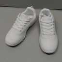 BAXINIER Girls White Cheerleading Shoes Breathable Youth Cheer Competition Sneakers Athletic Training Dance Tennis Walking Shoes Size 31