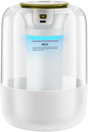 Humidifier with Double Nozzle, 2.2L Humidifiers for Bedroom, 26dB Quiet Dual Spray Cold Mist Humidifier for Plants, Office, and Home Baby Nursery, 3 Gear and Night Light, Easy to Fill & Clean