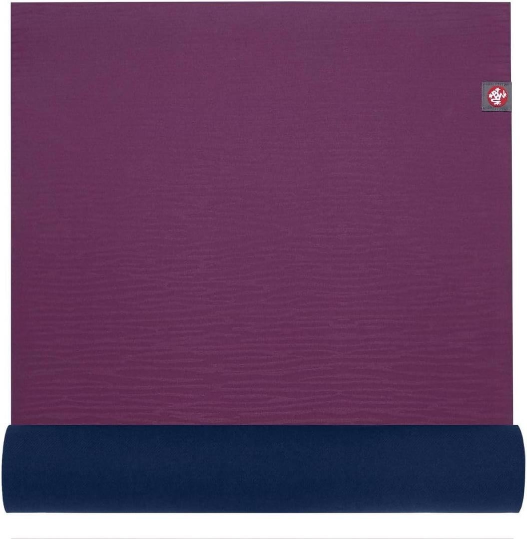 Manduka eKOLite Yoga Mat - 4mm Natural Rubber | Eco-Friendly | Soft Textured Surface | Natural Next-to-Skin Feel