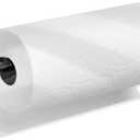 iDesign Orbinni Wall Mounted Metal Paper Towel Holder, Roll Organizer for Kitchen, Bathroom, Craft Room, 13.75" x 2.5" x 4.25", Matte Black