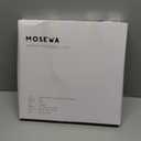 Mosewa Wall Clock 14 Inch Black Battery Operated Silent Non-Ticking Simple Minimalist Rose Gold Numbers Decorative for Bedroom Living Room Kitchen Home Office