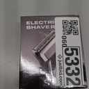 Electric Foil Shavers for Men: Mini Electric Razor, Foil Shaver for Face, IPX7 Waterproof Wet Dry Cordless Razor with 3 Floating Blades, LED Display for Travel & Home, USB Type C (Grey)