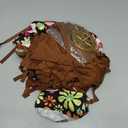 Haysandy Kids Hippie Costume Set 60s 70s Hippie Dress Peace Sign Party Accessories for Carnival Halloween Cosplay Party (Medium, Cute Style)