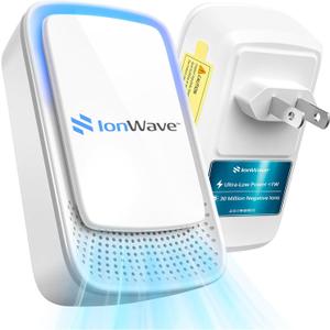 Air Ionizer Negative Ion Air Purifier (2 Pack) - 30 Million Ions/cm Plug In Whisper Quiet Room Purifier for Home, Office, Pet, Bedroom, Kitchen - Portable Air Quality Enhancement Filter