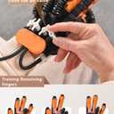 Rehabilitation Robot Gloves for Stroke Patient, Hand Stroke Recovery Equipment with Portable Belt, USB Chargeable Fingers Strength Training Device for Hemiplegia