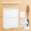 Haotian Shoe Cabinet Storage for Entryway, 2-drawers