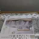 INK+IVY Comforter for Queen Size Bed, Chenille Tufted, Breathable Cotton Comforter Set Queen, All Season Modern Boho Comforter with Farmhouse Bedding Flare, 2 Matching Shams, Queen Gray 3 Piece