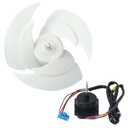 EAU65058502 EAU65058501 Refrigerator Condenser Fan Motor with Blade Replacement for LG LMXS LNXC LNXS RDCS etc Fridges for Kenmore Freezer Assembly Replace EAU64843805 RFD3410A102A