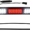 RAVSOFT LED 3rd Third Brake Light Smoked Lens with Seal Gasket For 1999-2006 Chevy Silverado GMC Sierra 1500 2500 3500 Classic High Mount Stop Lamp Assembly