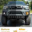 LED Fog Lights Bezel Assemblies for 2012-2015 Toyota Tacoma DRL Amber Turn Signal Fog Lamps Cover Toyota Tacoma Accessories