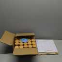 NETANY 24 Pcs Glass Spice Jars with Bamboo Lids, 4 oz Glass Jars with Minimalist Farmhouse Spice Labels Stickers, Collapsible Funnel, Seasoning Storage Bottles for Spice Rack, Cabinet, Drawer