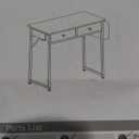 Lufeiya Small White Desk with Drawers - for Bedroom, 32 Inch Home Office Computer Desk with Fabric Storage Drawer and Bag, Study Writing Table for Small Spaces, White