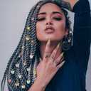 WILLBOND 18 Pieces Colorful Butterfly Hair Jewelry for Braids Gold Braid Hair Rings Clips Christmas Xmas Gifts Lock Dreadlock Braid Charms for Women Jewelry Summer Accessories(Classic Style)