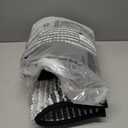 BSICPRO Bathroom Rugs and Mats Sets, 2 Piece Thick Absorbent Chenille Bath Mat Rug Set Non Slip, Soft Shaggy Bath Room Floor Mats for Bathroom, Machine Washable (20" x 47" Plus 16" x 24", Black)