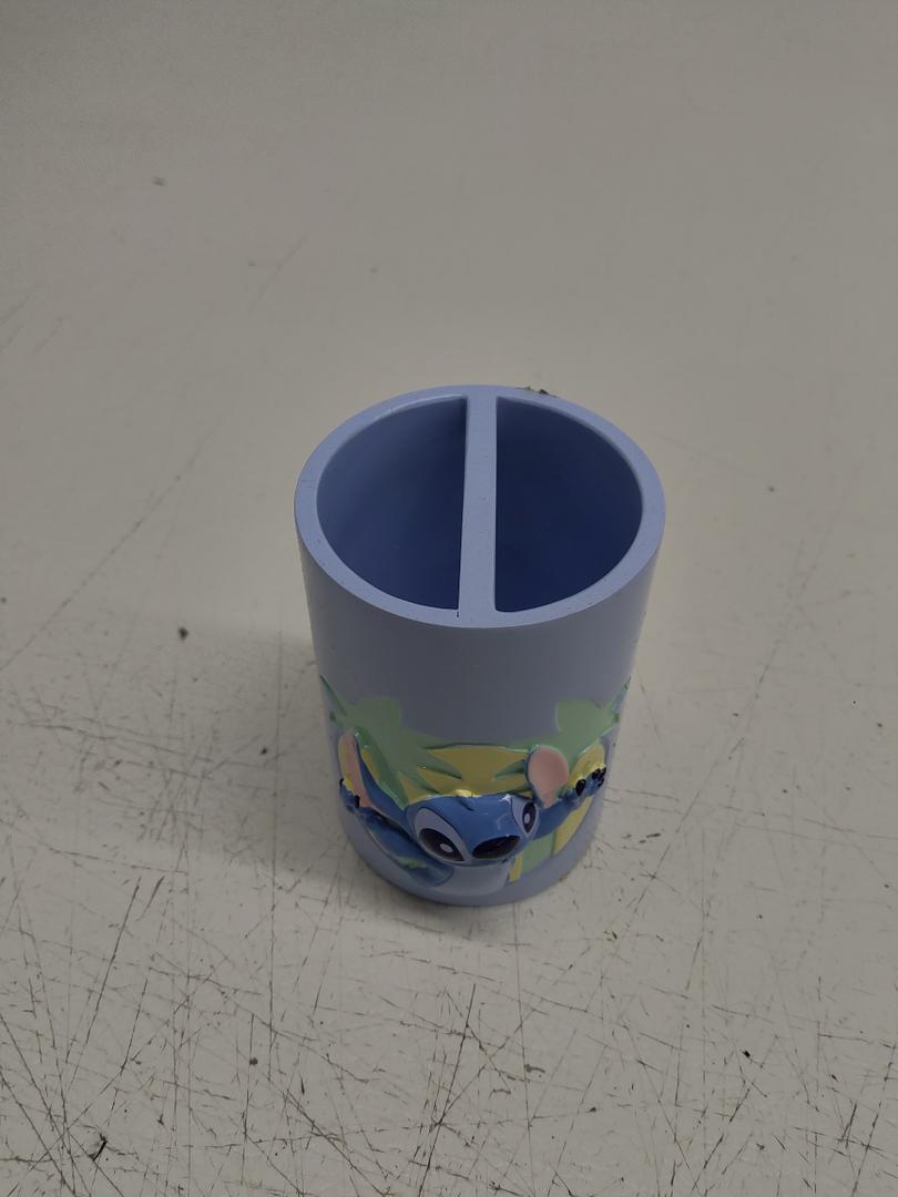 Lilo Stich Toothbrush Holder - Blue Resin Pencil Holder/Bathroom Tumbler Features Bluey & Bingo - Fun Toothbrush Holder for Kids