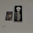 OLEVS Watch for Men Diamond Business Dress Analog Quartz Stainless Steel Waterproof Luminous Date Two Tone Luxury Casual Wrist Watch Blue