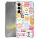 Case for Galaxy S24 with Christian Design,Jesus Bible Verse Christian Quotes Collage Pattern Case for Christians,Soft TPU Bumper Phone Cover for Galaxy S24,#2