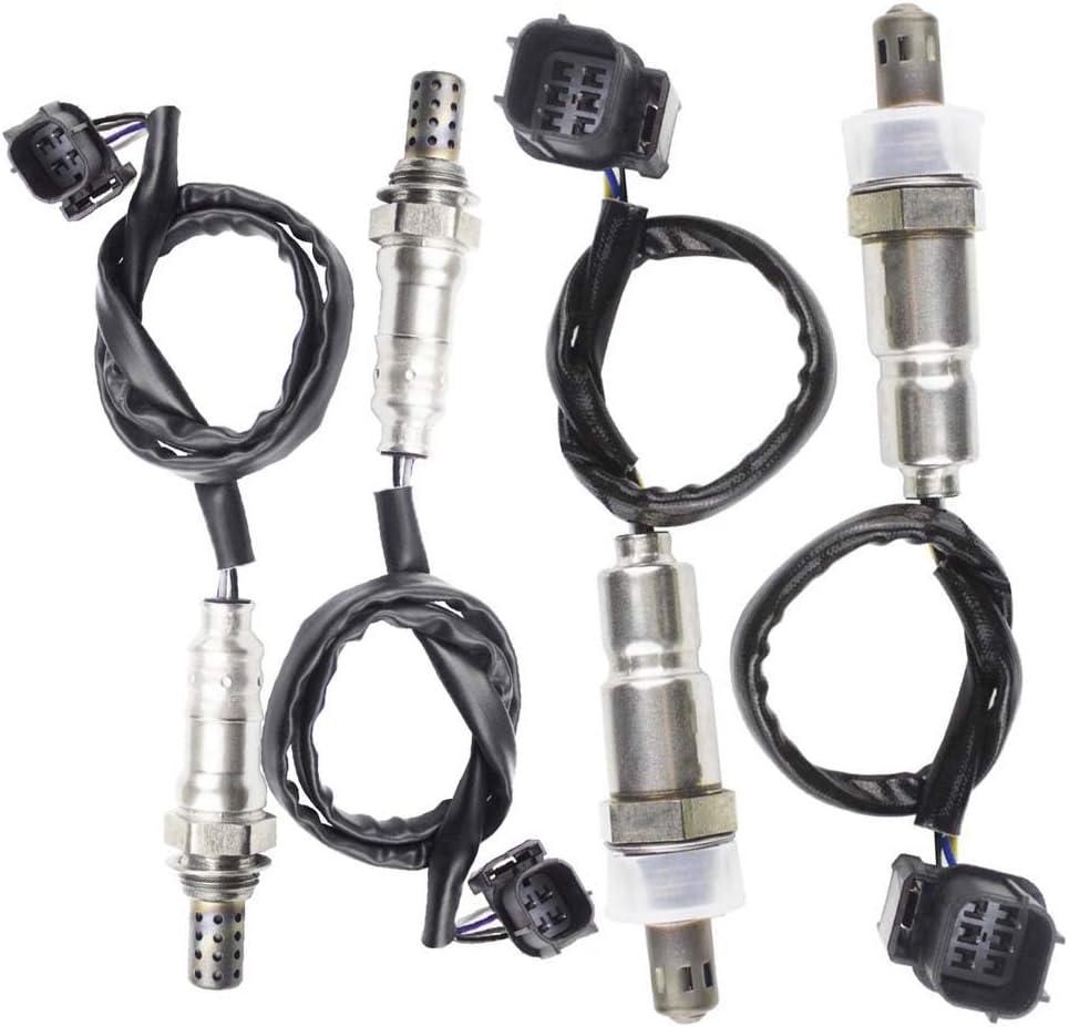 4PCS Oxygen O2 Sensor 1 & 2 for 2011 2014 2013 Honda Odyssey LX/EX/EX-L Model 3.5L Upstream + Downstream