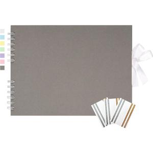 Scrapbook Photo Album 40 Pages Scrap Book Memory Book 8.5 x 11.5 inch Guest Book Scrapbook, Baby Shower Gifts, Valentines, Engagement Gifts