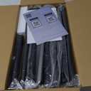 SEIRIONE Corner Shower Caddy Tension Pole, Rustproof Bathroom Shower Organizer Corner, 4-Tier Adjustable Bathroom Shelf, Solid Rack Ideal for Bathtub Storage, 34 to 116 Inch Height, Black