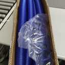 VINGLI Pool Vacuum Cleaner Automatic Sweeper Swimming Pool Creepy Crawler Vacuum with 33FT Hoses (Navy Blue&White)