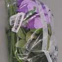 Luyue 10PCS Artificial Roses Flower with Stems Slik Fake Flowers Bouquet Realistic Long Stem Faux Rose for Valentines Day Wedding Home Decor (Light Purple)