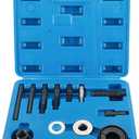 Power Steering Pulley Puller Installer Kit Water/Vacuum Pump Pulleys Installation Remover Tool Set for Most Engines Compatible with Ford, GM, and Chrysler Vehicles