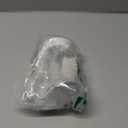 iDesign York Ceramic and Steel Divided Toothbrush Stand - 3.25" x 5", White/Chrome