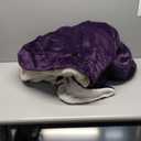 NANPIPER Queen Size Sherpa Blanket, Soft Fleece Throw for Bed, Reversible Thick Fuzzy Blanket for Winter (Purple)