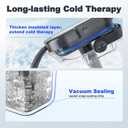 Ice Therapy Machine for Knee After Surgery, Rechargeable 7 Quarts Cold Therapy Machine for Knee Replacement Pain Recovery with Timer, Compression Pad, Powerful Pump