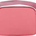 VOROLO Fanny Pack For Women And Men Crossbody Bag Belt Bag with Adjustable Strap Graduation Gifts Deep Pink