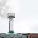 Vent Systems 4" Inch Round Roof Vent Cap  Galvanized Steel Chimney Rain Guard with Wind Shield  Heavy-Duty Weather-Resistant Protector Cap for Exhaust, Stove Pipe, Chimney - Outdoor Use (Style 1)