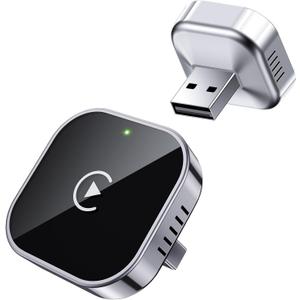 Teeran Wireless CarPlay Adapter 2025 Upgrade Wired CarPlay to Wireless, Mini Cube Design for Cars with Built-in Wired Apple CarPlay Plug and Play Easy Use Fast Stable Connection Car Play for iPhone Teeran Wireless CarPlay Adapter 2025 Upgrade Wired CarPlay to Wireless, Mini Cube Design for Cars with Built-in Wired Apple CarPlay Plug and Play Easy Use Fast Stable Connection Car Play for iPhone