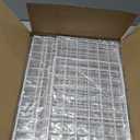 4-Tier Stackable Closet Organizers and Storage Basket, Foldable Closet Shelf Organizer System, Space-Saving Clothes Storage Drawer Organizer for Wardrobe, White (Patent Pending)