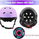 Color Gradient Adjustable Kids Bike Helmet Toddler Helmets For Kids Girls Boys Youth Bicycle Helmet for Scooter Balance Bike Roller Skating Skateboard,  Small:18.9''-21.3'' / 3-8 year