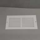 Howeall 10"W x 4"H [Duct Opening Size] Steel Return Air Grille, Air Return Vent Cover for Ceiling and Sidewall - HVAC Air Vent Covers - [Outer Dimensions: 11.75"W x 5.75"H]